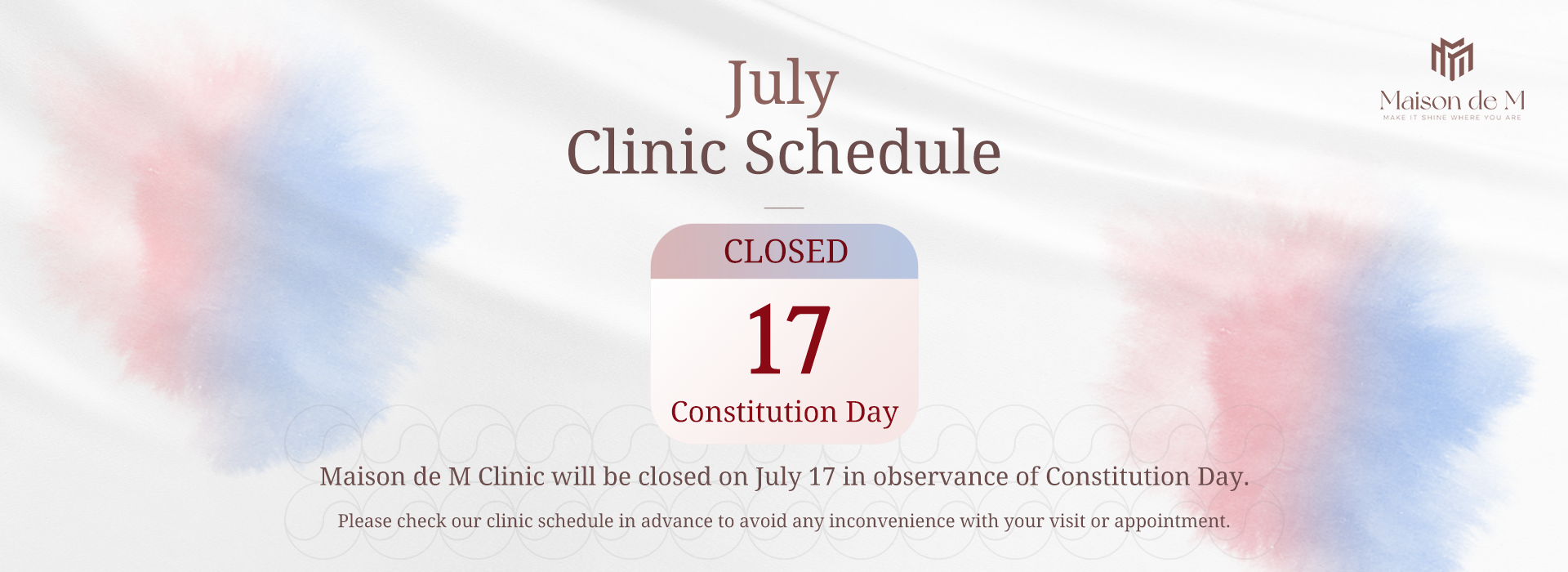 july schedule banner img